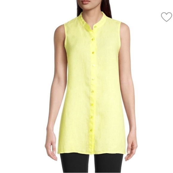 EILEEN FISHER
Sleeveless Cotton Tunic - Picture 4 of 7